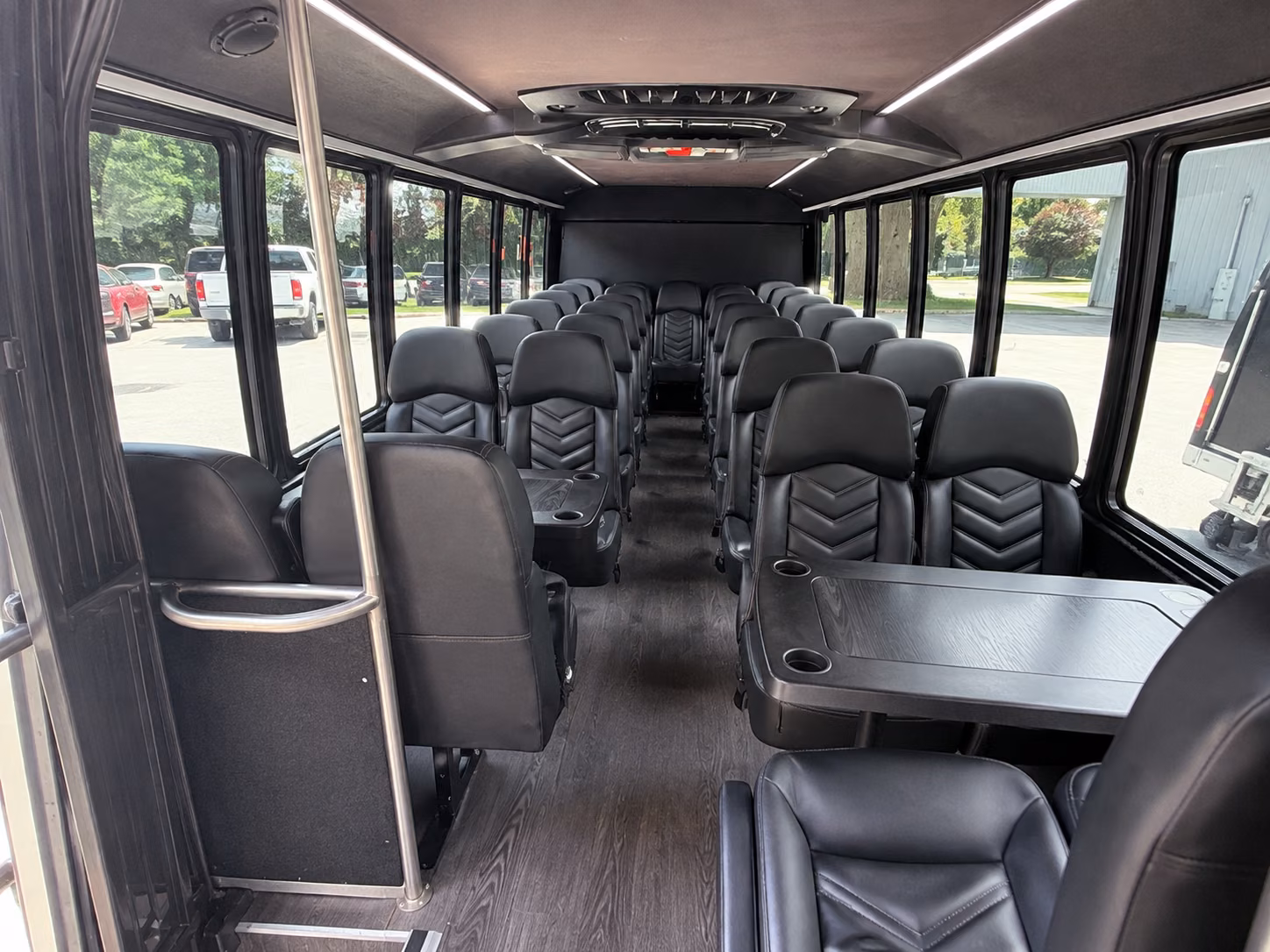 el monte 20 passenger minibus interior