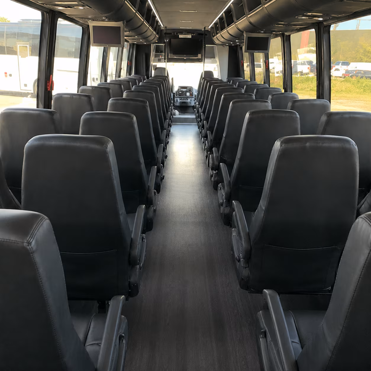 el monte 25 passenger minibus inside