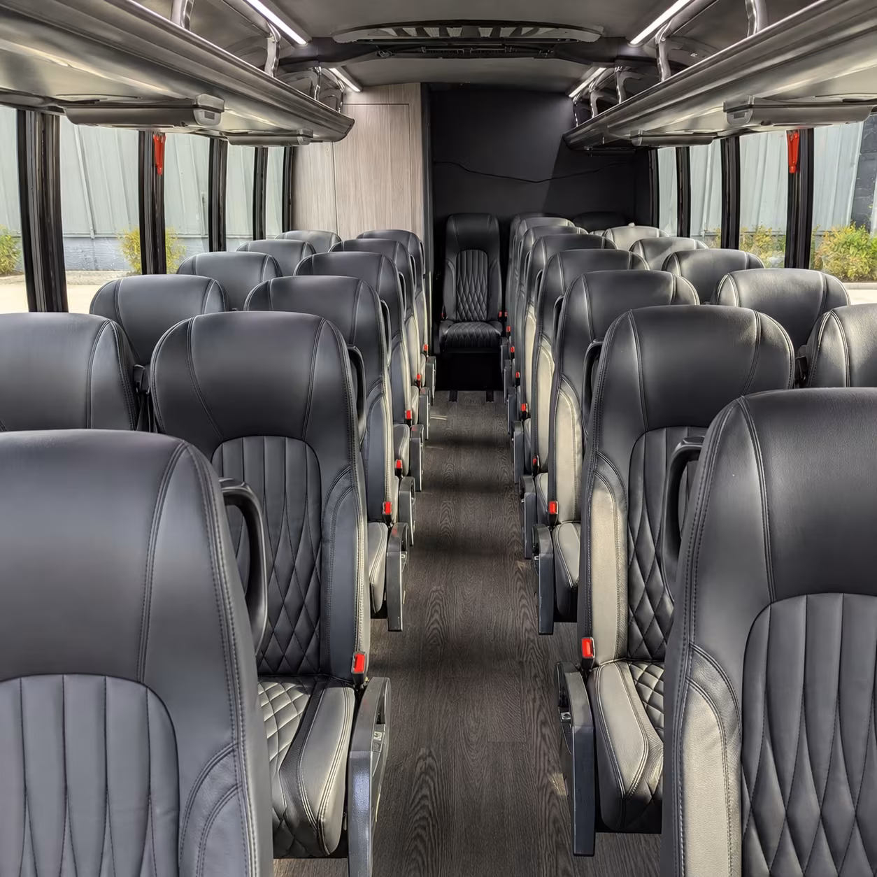 el monte 28 passenger minibus inside