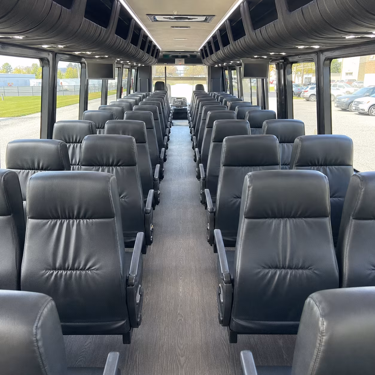 el monte 28 passenger minibus interior