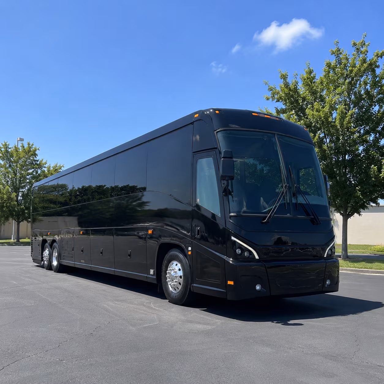 el monte 56 passenger charter bus
