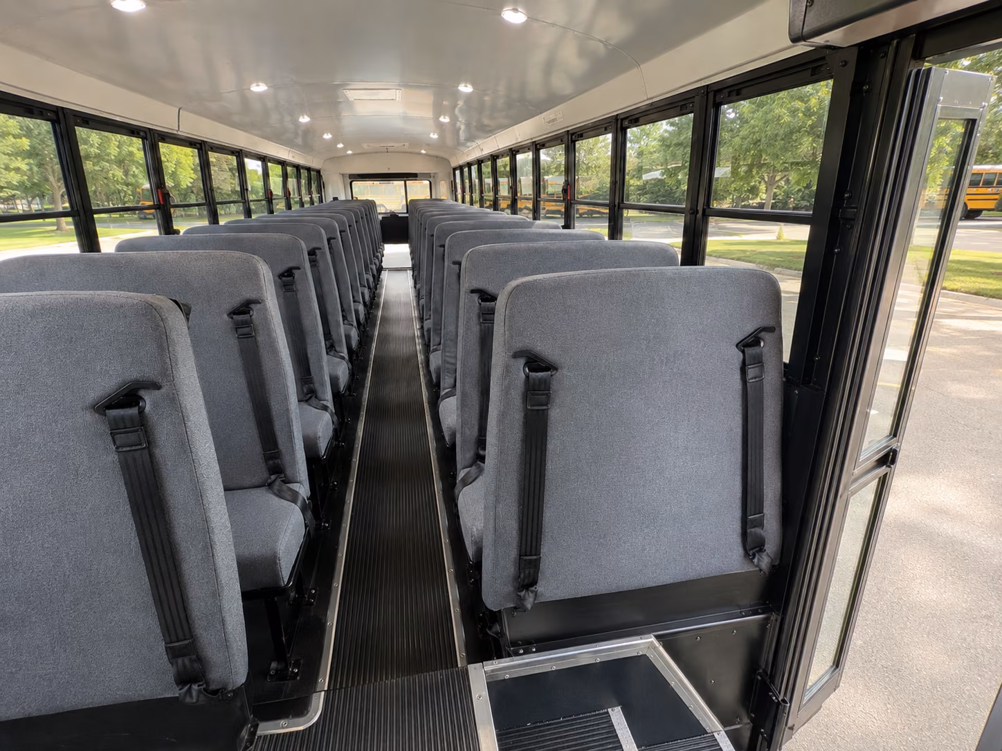 el monte school bus inside